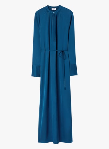 Long satin dress FILIPPA K Blue